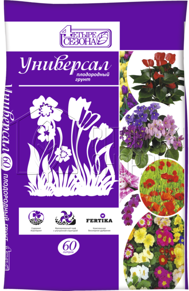 Pitomniki-Shop. Грунт плодородный Четыре сезона Универсал. Купить