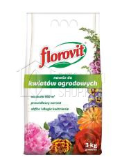 Удобрение FLOROVIT гранулированный для садовых цветов 3 кг