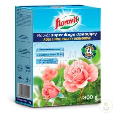 Удобрение FLOROVIT суперпролонгированного действия для роз и других цветущих растений 0,3 кг