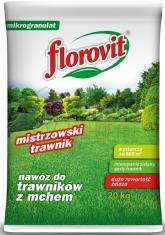 Удобрение FLOROVIT для газонов c большим содержанием железа 25 кг