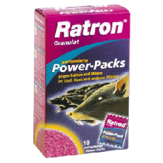 Приманка от крыс и мышей, Ratron, в пакетах порционная, 10*40 г