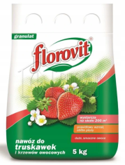 Удобрение FLOROVIT для клубники, земляники и ягодных кустарников 5 кг
